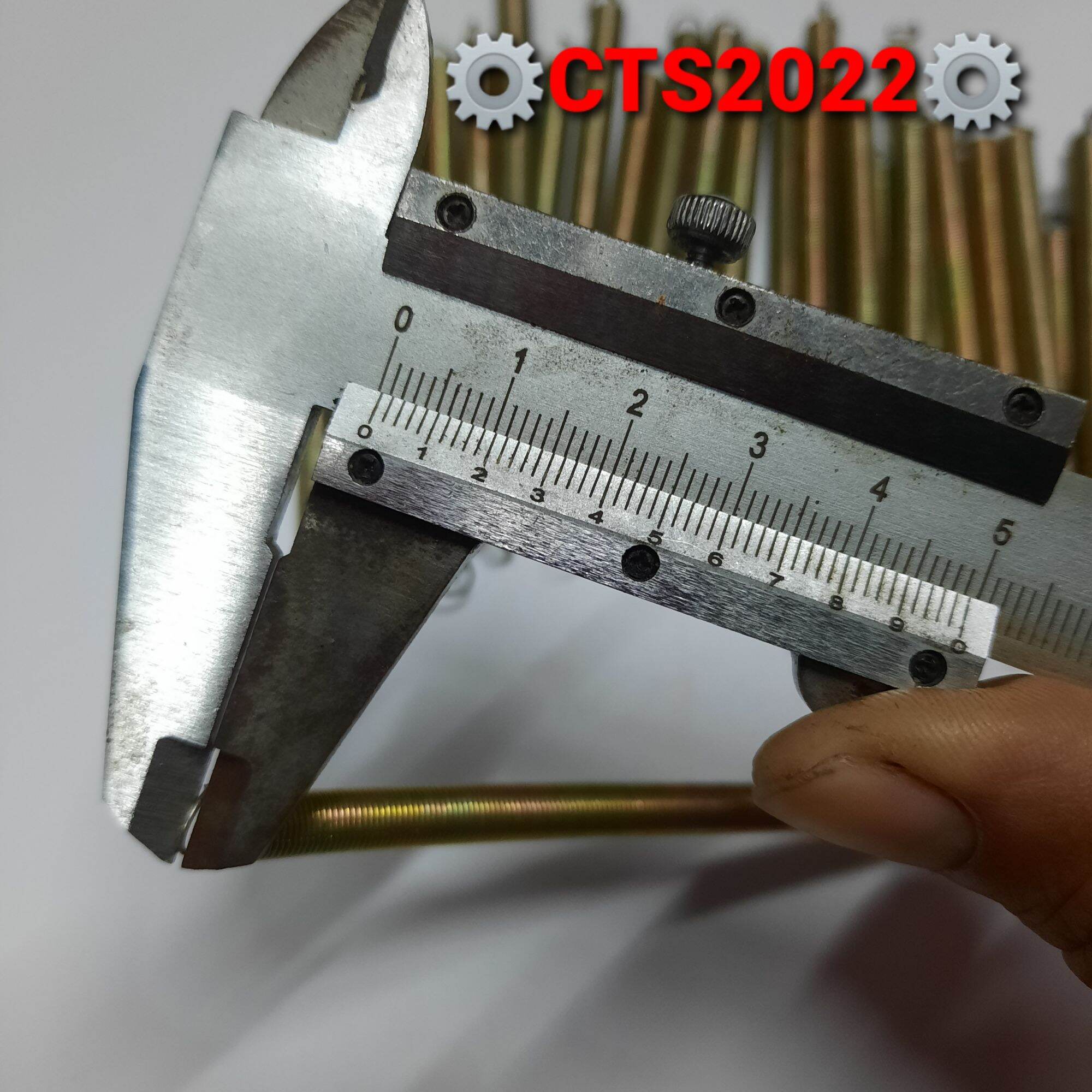 Lò xo kéo thép xi phi 5.5mm sợi 0.5mm