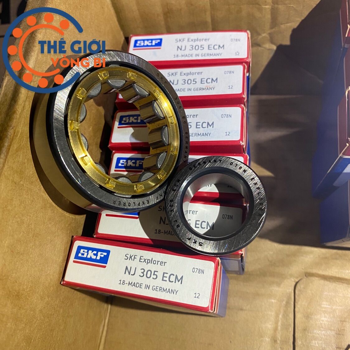 Vòng bi bạc đạn SKF NJ 305 ECM