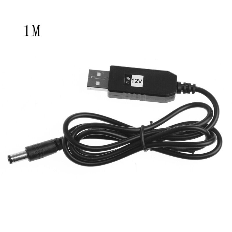 Dây Cáp Chuyển Đổi 5V USB sang 12V 500mA(Mất điện vẫn có Mạng & WiFi).