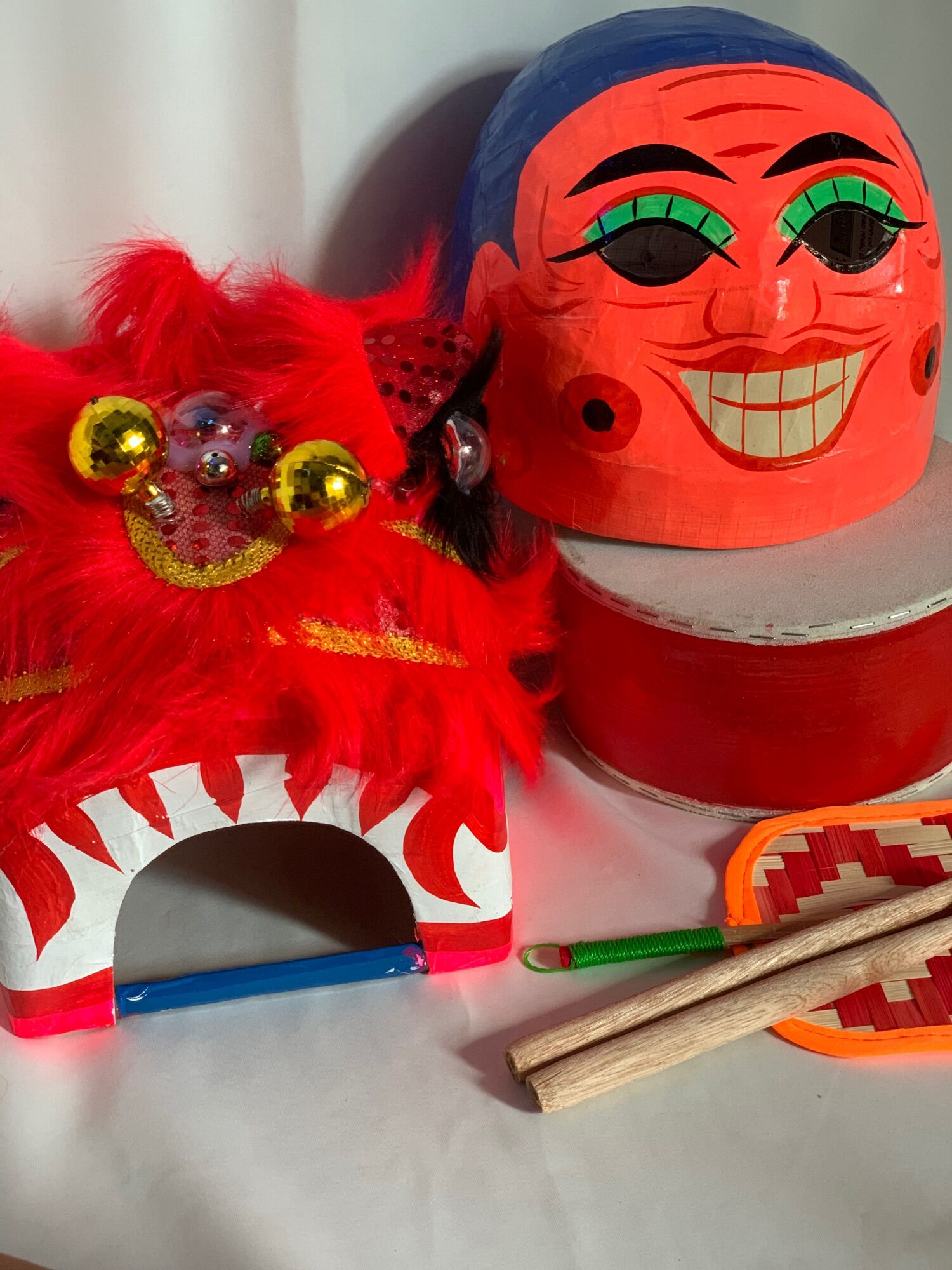 Combo lân địa kèm trống con