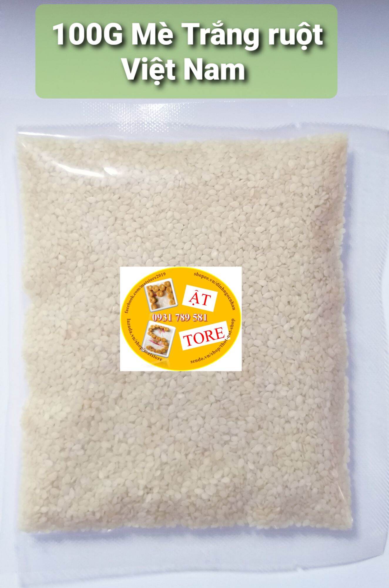 100g mè trắng ruột việt nam loại 1