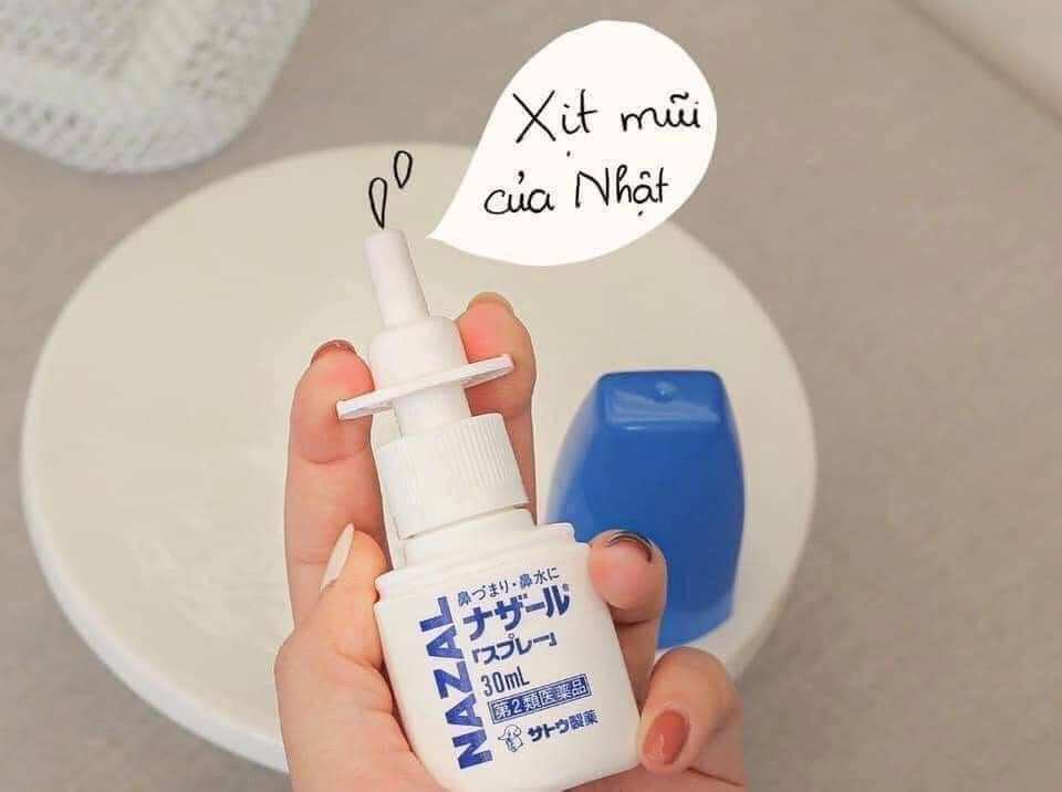 Xịt Mũi Sato Nazal 30ml Nội Địa Nhật