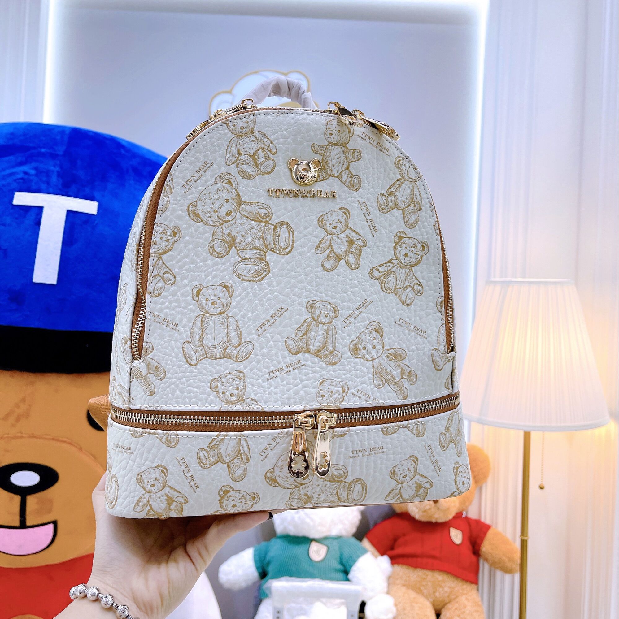 Balo ttwn bear mẫu mới (có sẵn)