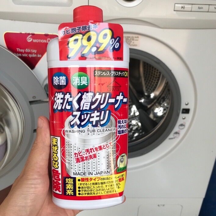 NƯỚC TẨY RỬA VỆ SINH LỒNG MÁY GIẶT ROCKET 550G(1 chai)