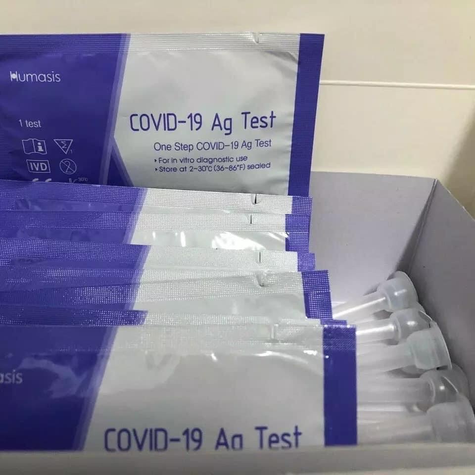 Kit test nhanh Covid 19 - Humasis cao cấp