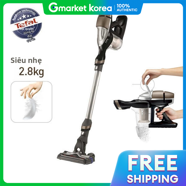 Tefal | Tefal Cordless Vacuum Cleaner, Stand Type, Powerful Suction, Ultra-Lightweight Giá 7,676,900 Đồng*Miễn phí vận chuyển