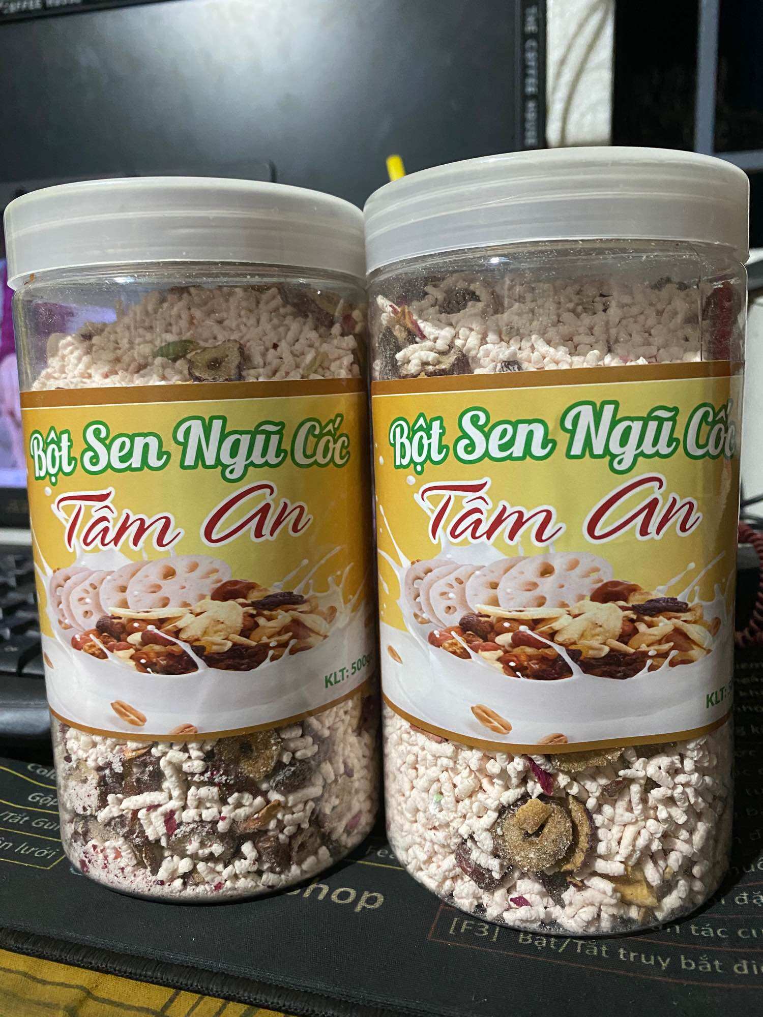 Bột sen ngũ cốc Tâm An hộp 500gr