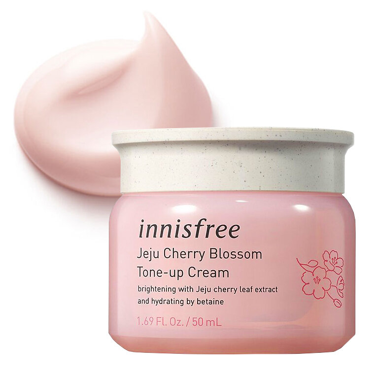 Kem dưỡng trắng da nâng tone chiết xuất từ hoa anh đào Innisfree Jeju Cherry Blossom Tone-up Cream 50ml