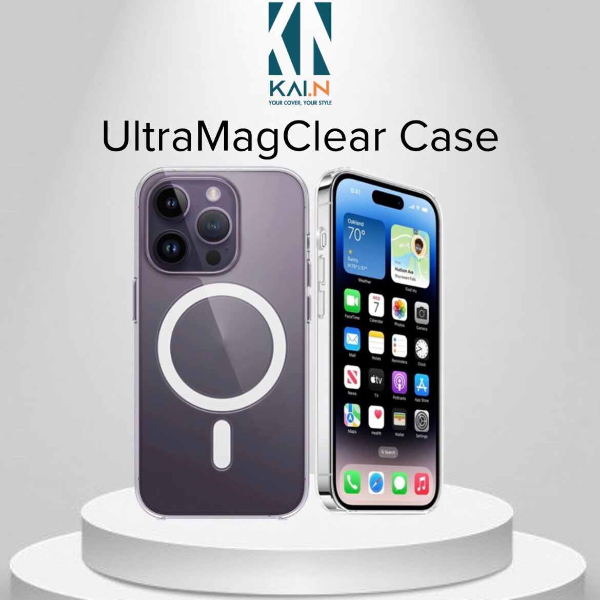 Ốp Lưng Kai.N Mag UltraClear Case dành cho iPhone 14 / 14 Max/ 14 Pro / 14 Pro Max