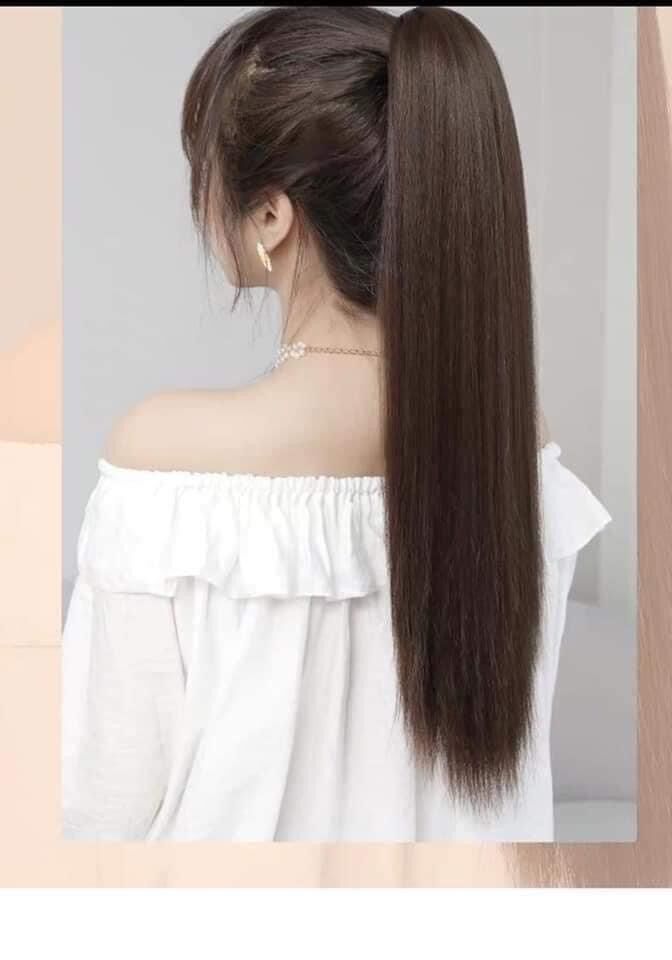 Tóc giả thẳng ngoặm gắp dài thời trang ❇️