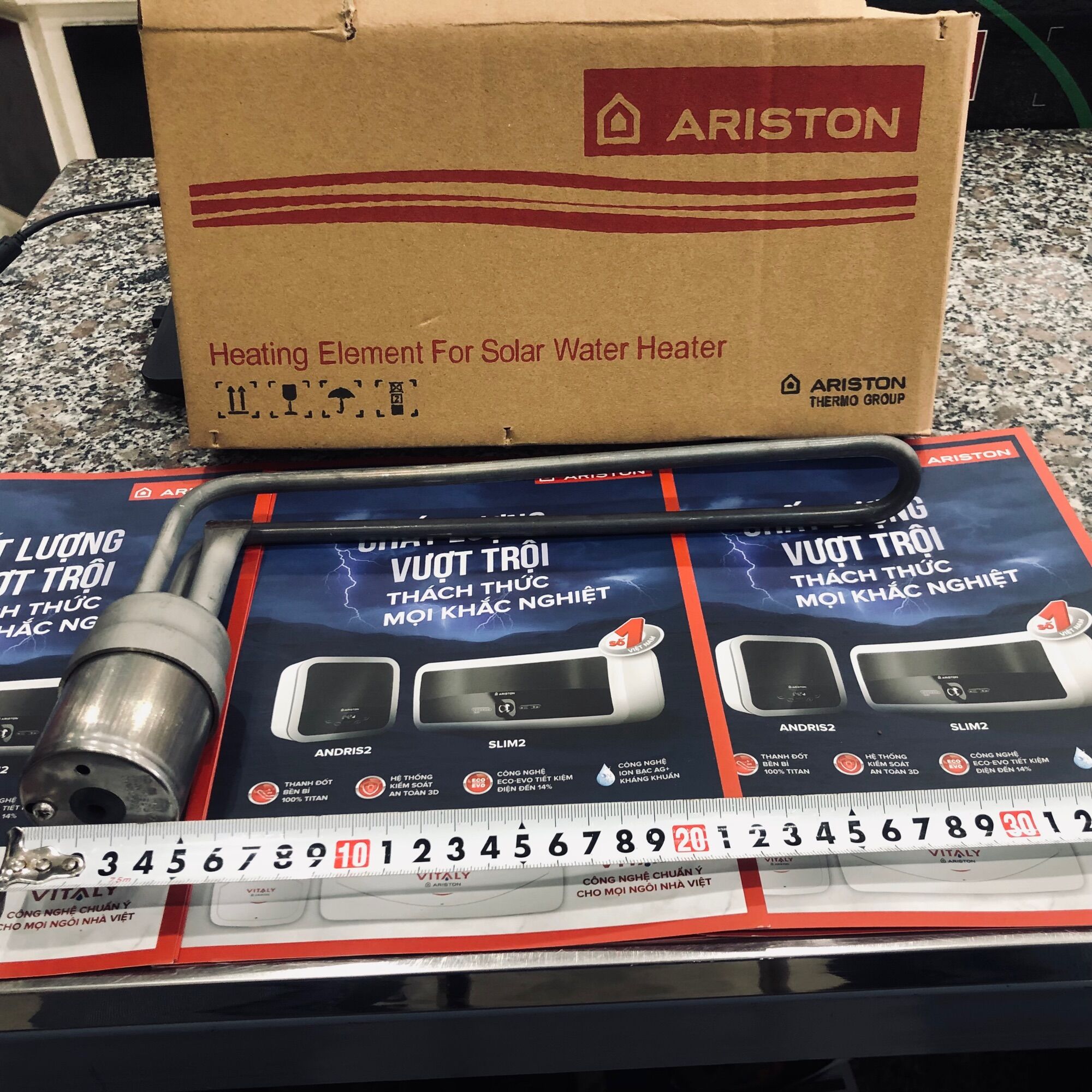 Thanh đốt máy nước nóng NLMT ARISTON