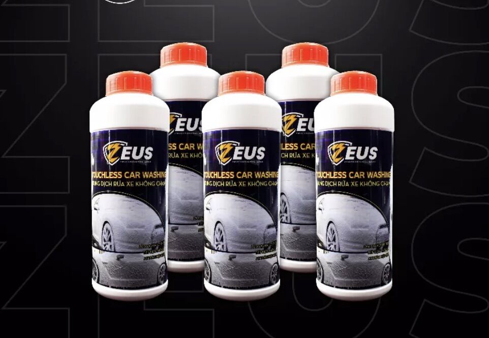Xà bông không chạm siêu mạnh Zeus, nước rửa xe không chạm Zeus 1 lít