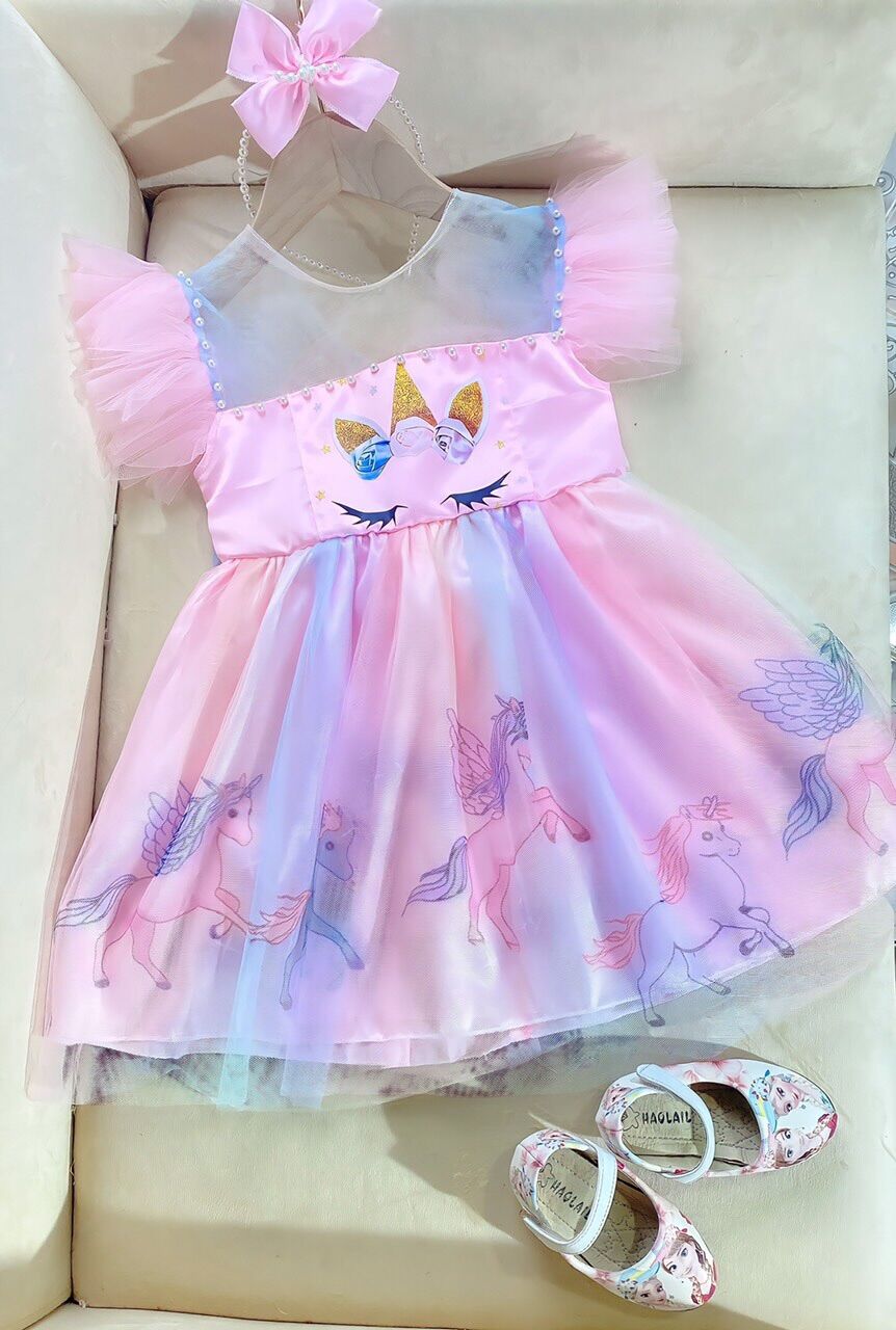 Đầm công chúa ngựa thần Pony cho bé gái cực xinh