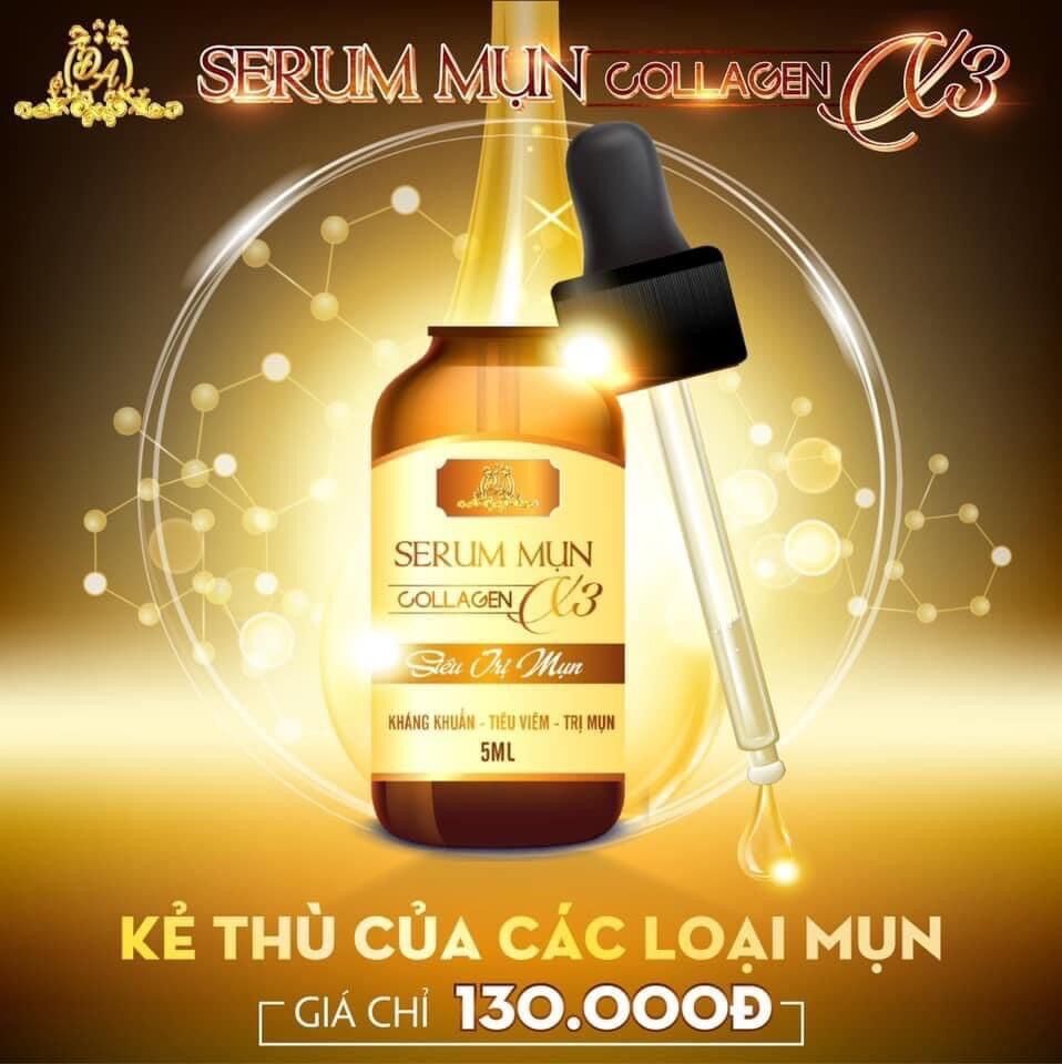 Serum mụn collagen x3 Đông Anh (chính hãng)