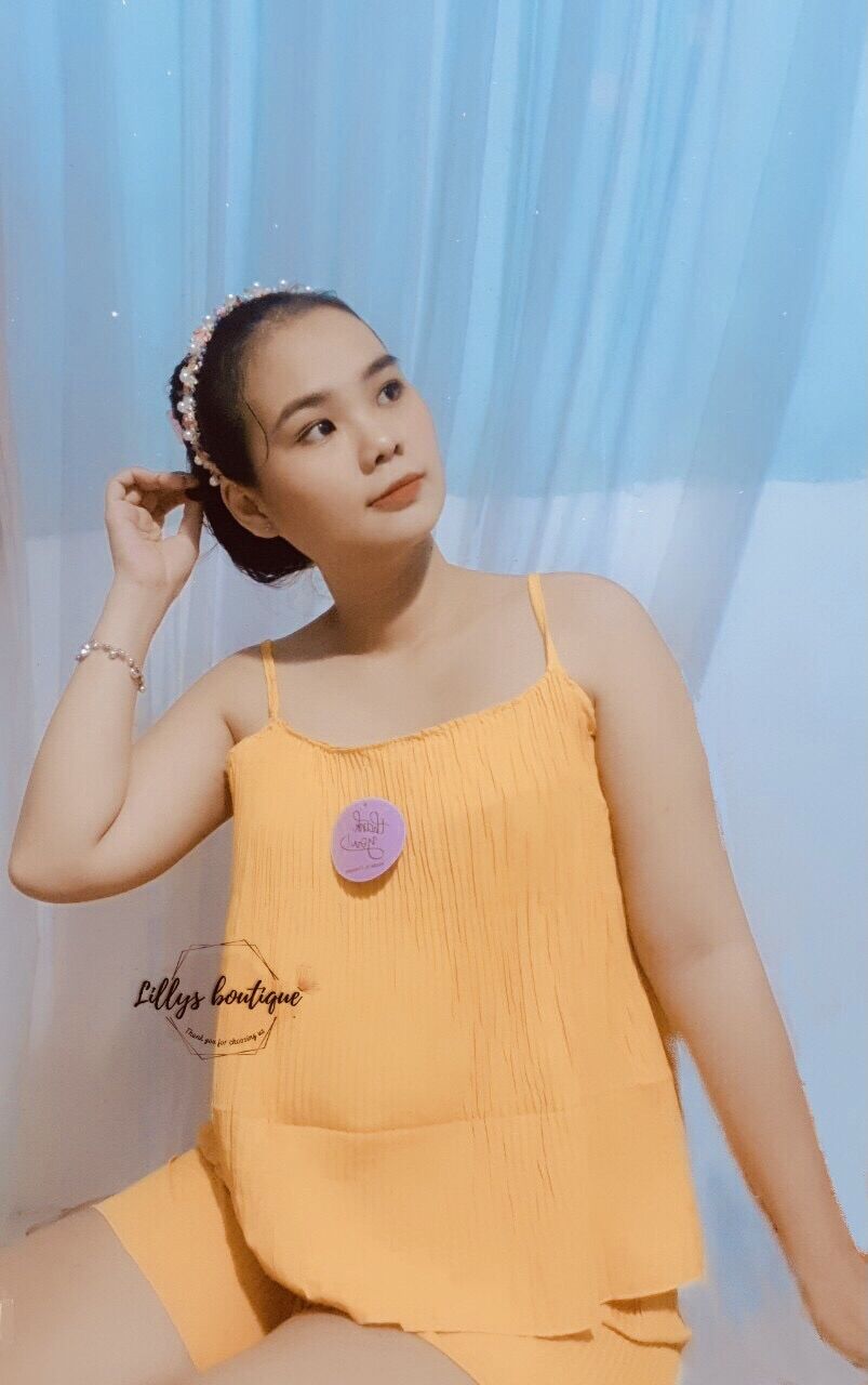 Set 2 dây dập ly quần ống rộng