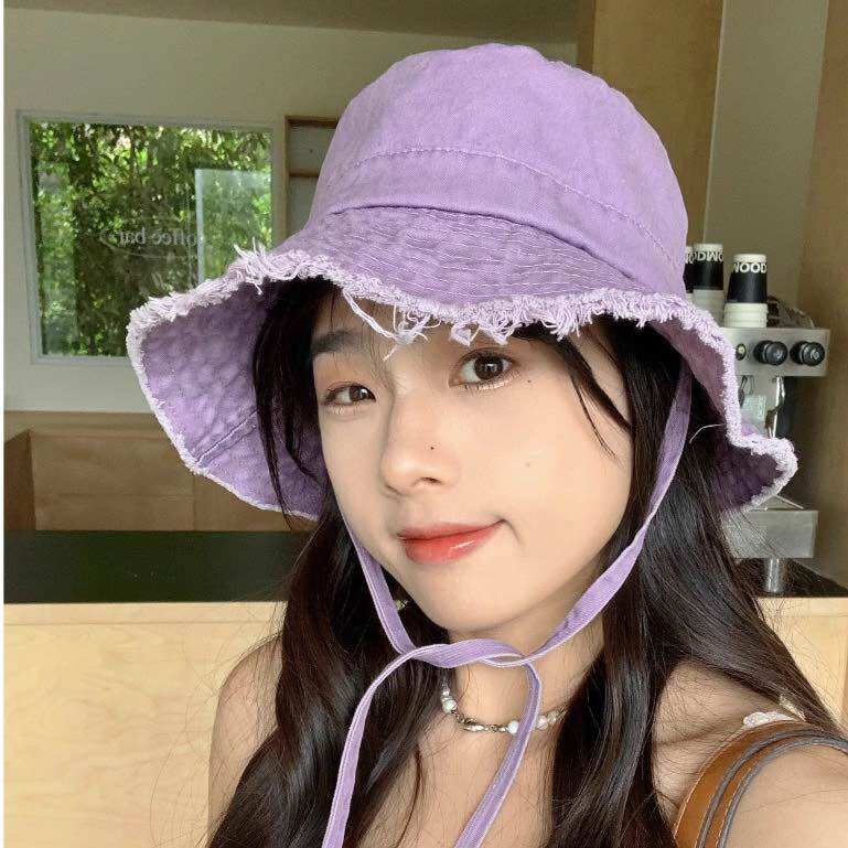 Mũ Vành Tua Rua Có Dây Dễ Thương Thời Trang