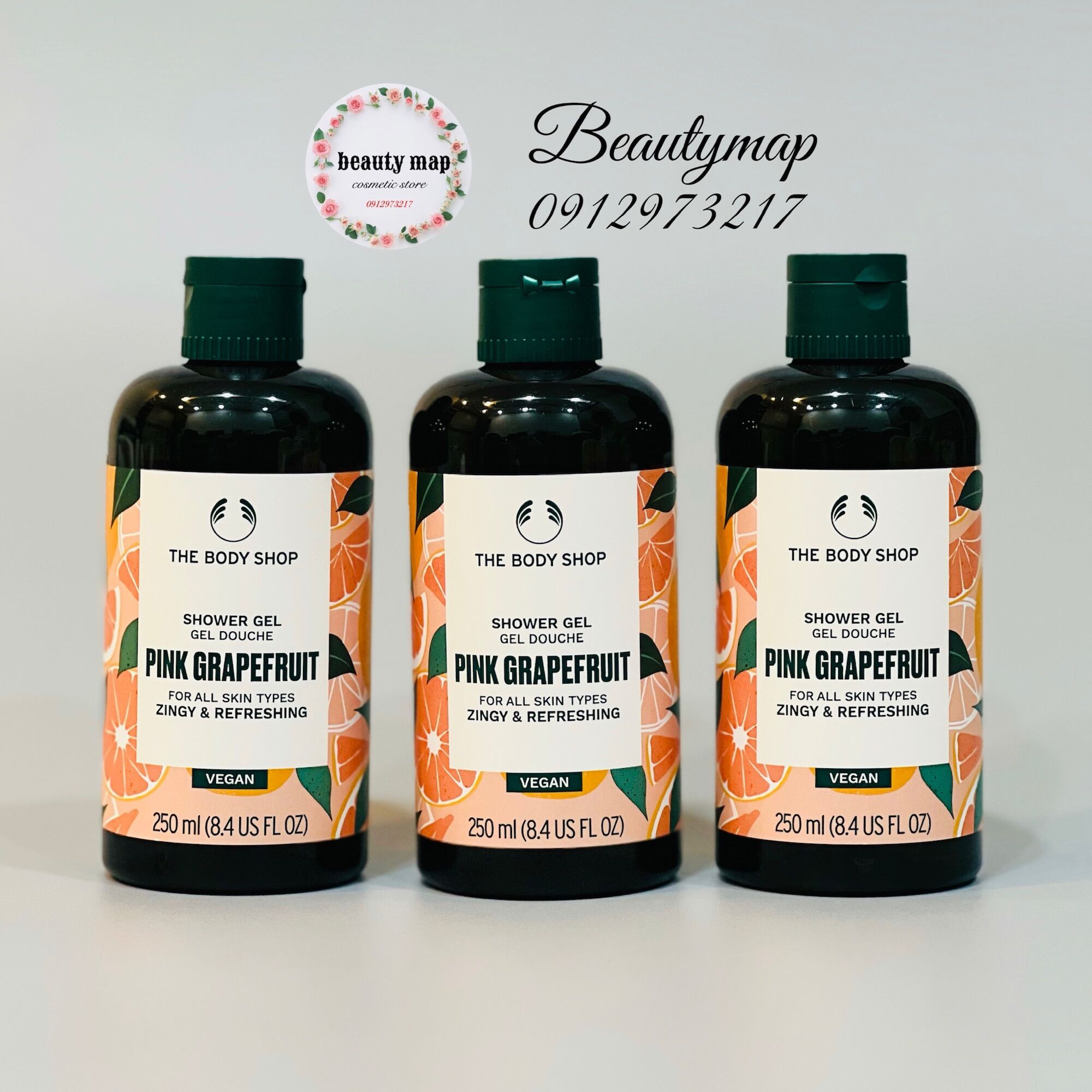 Gel Tắm The Body Shop Bưởi Hồng 250Ml