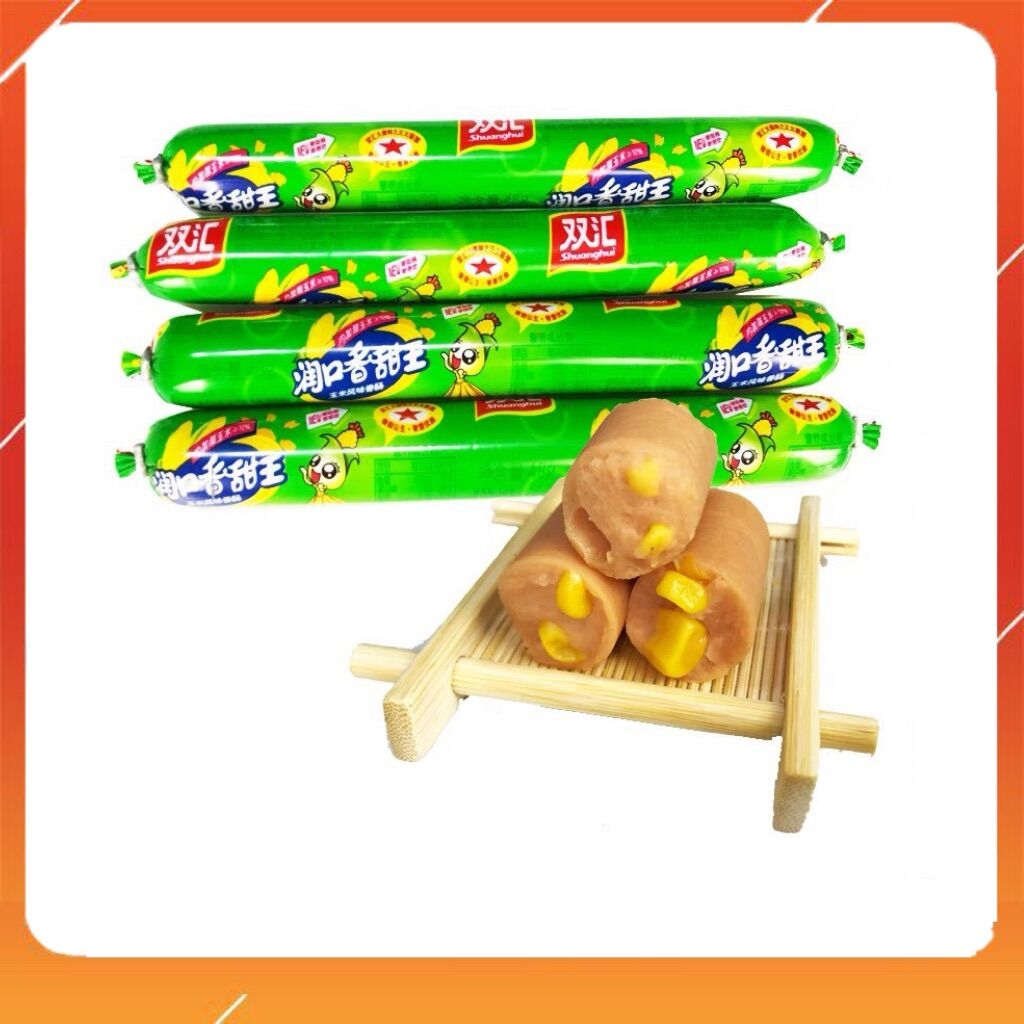 Xúc xích gà ngô ăn liền 3 vị siêu thơm ngon, tiện lợi, xúc xích đông bắc, xúc xích ăn vặt nội địa Trung Hoa