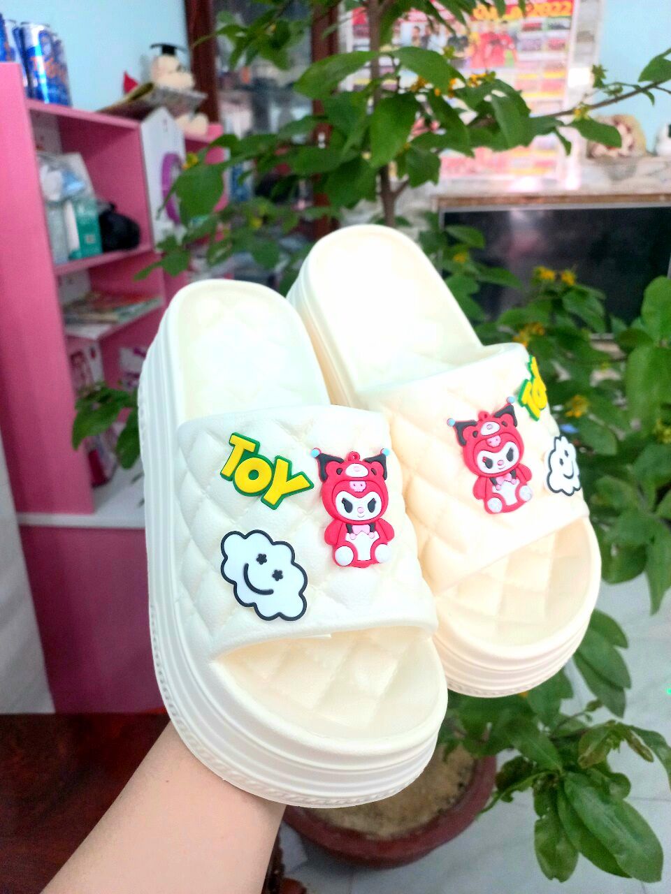 Dép xốp nữ cao 5p dễ thương