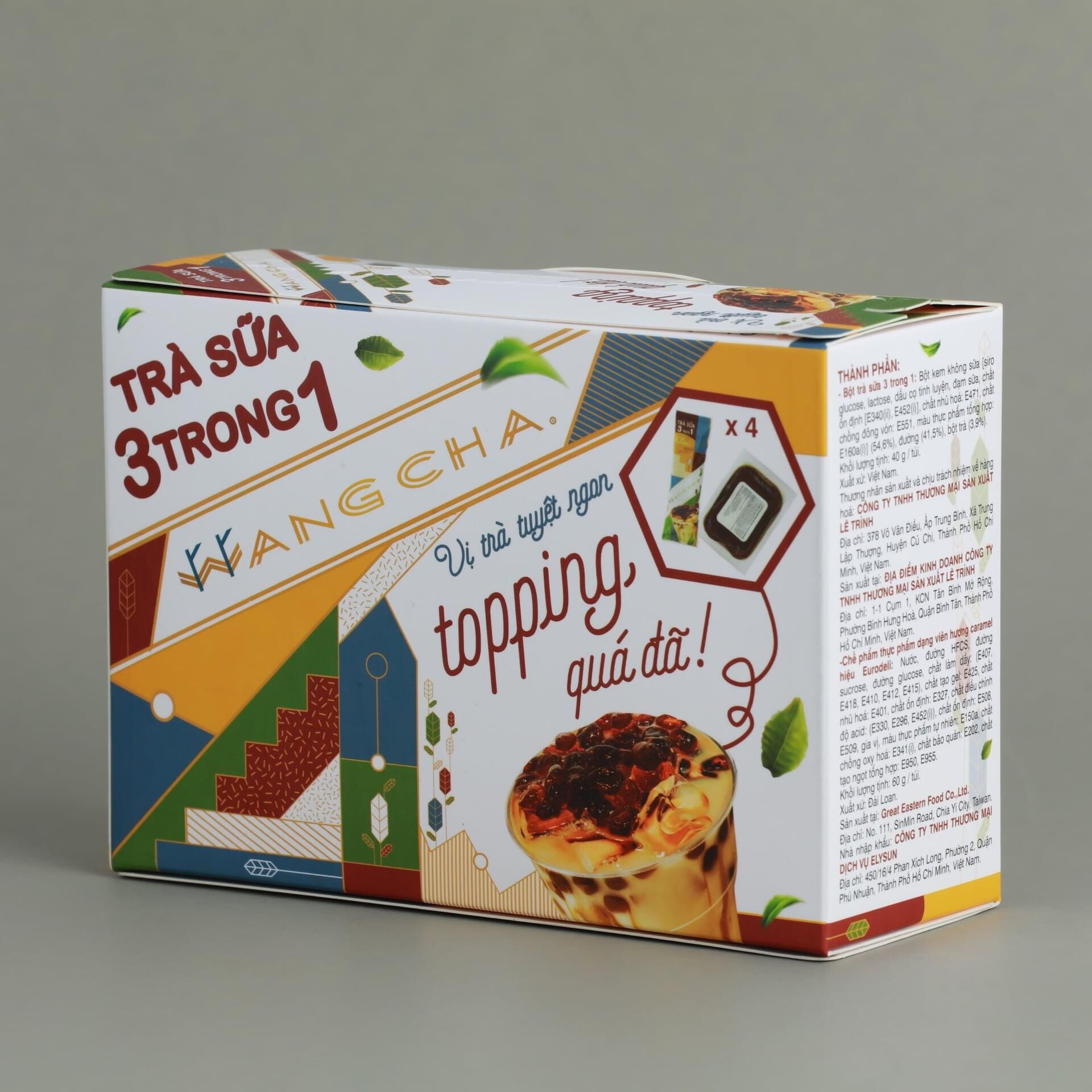 Hộp trà sữa Wangcha trà sữa( truyền thống)