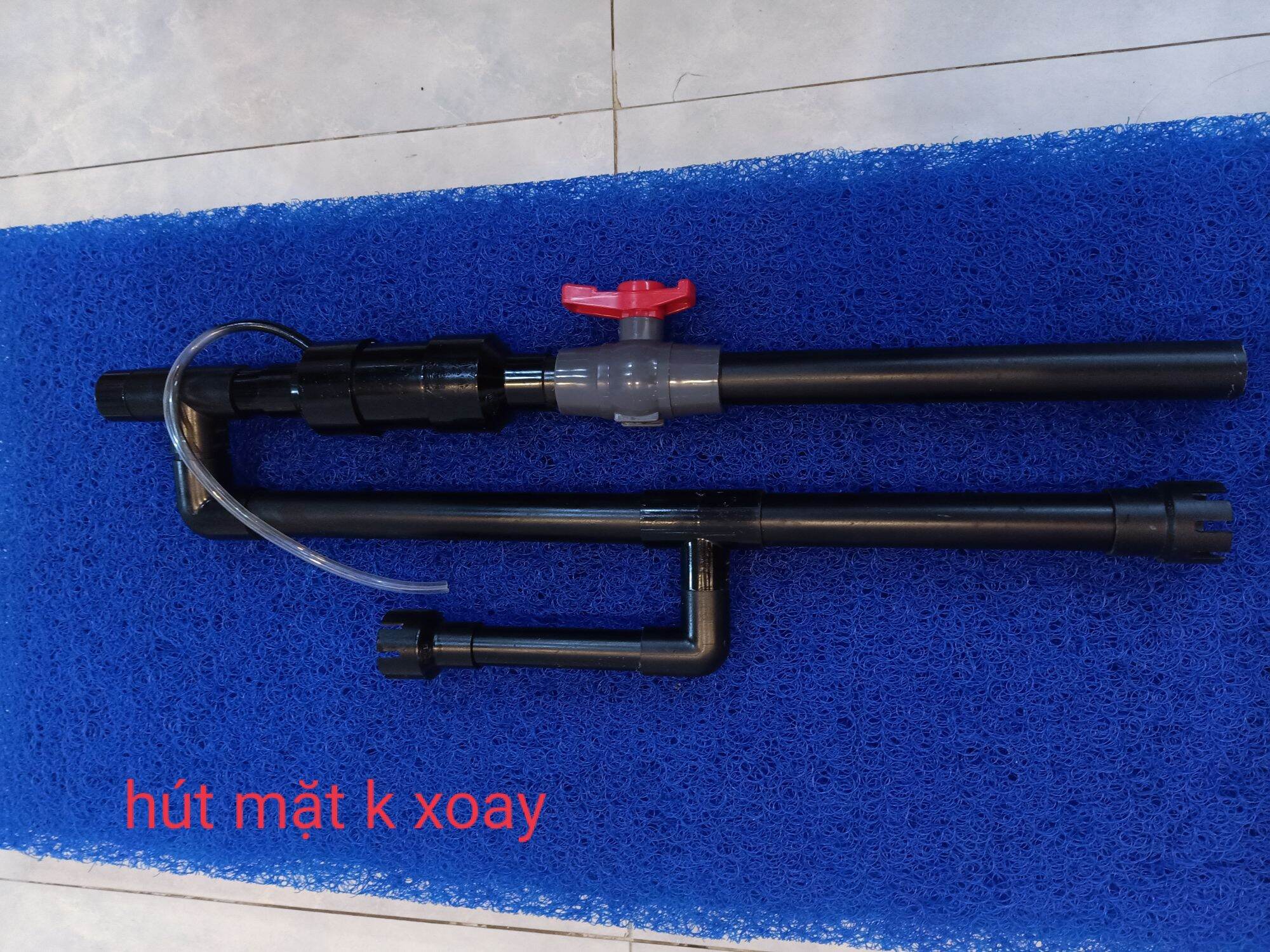 overflow mới ( van mồi nước + mặt hút xoay 360 độ) ống 34