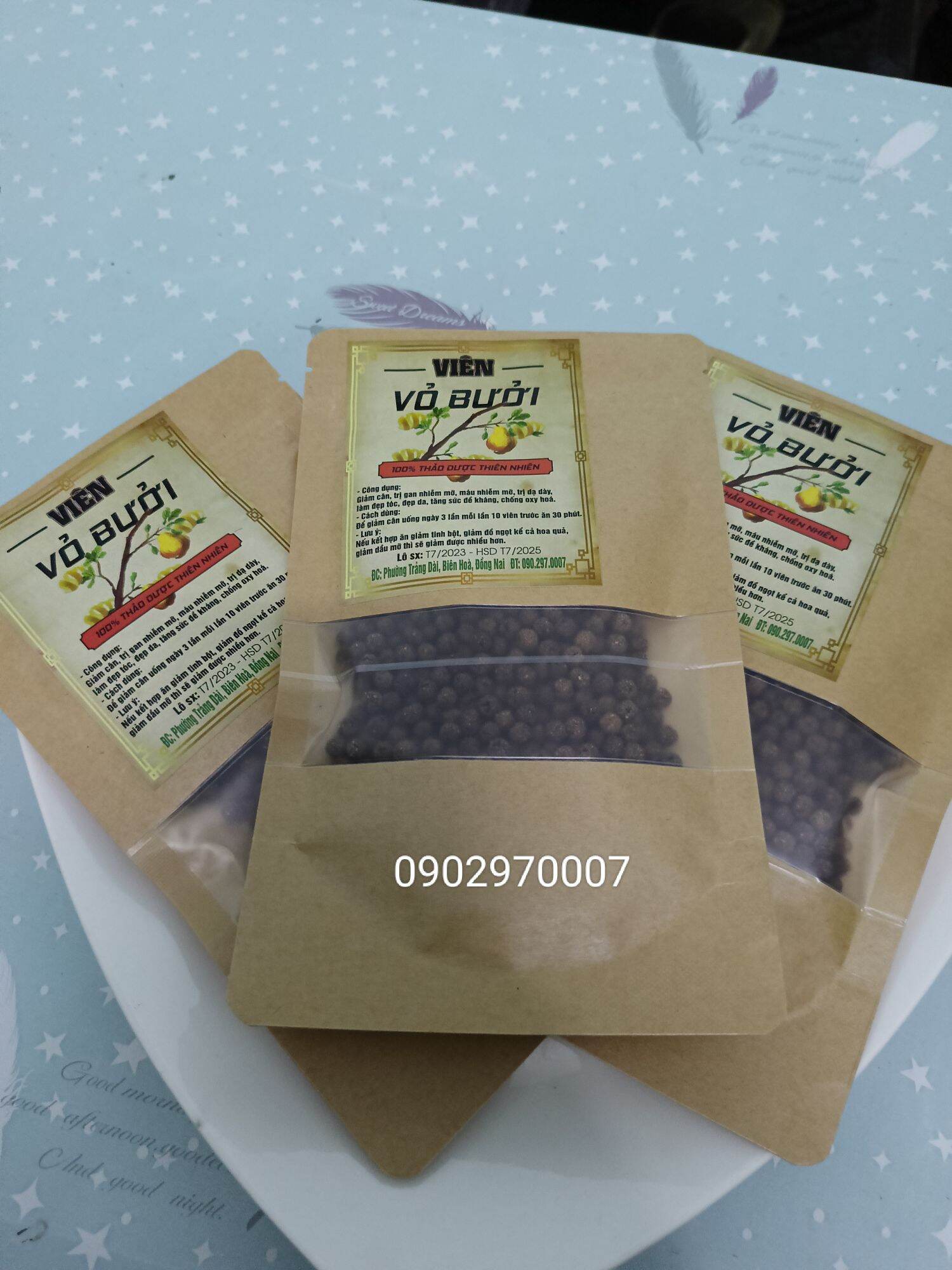 viên vỏ bưởi giảm cân