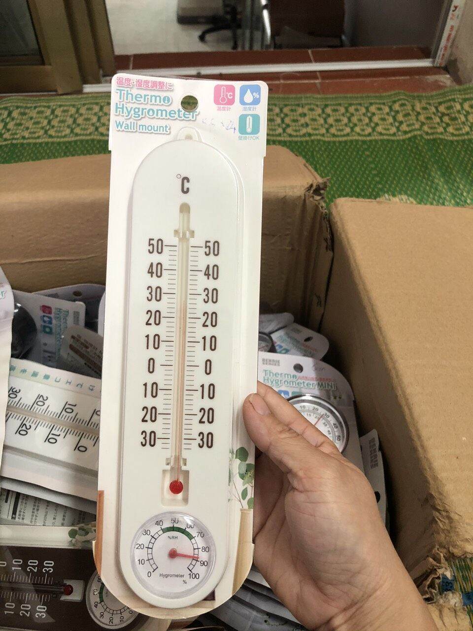Nhiệt ẩm kế thủy ngân nhật bản - 0868812385