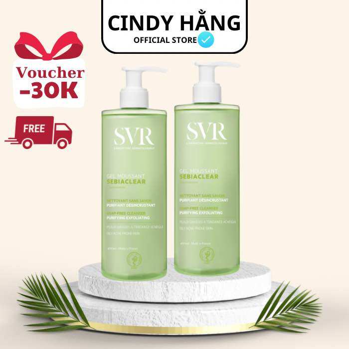 Sữa rửa mặt svr sebiaclear gel moussant 400ml gel rửa mặt svr