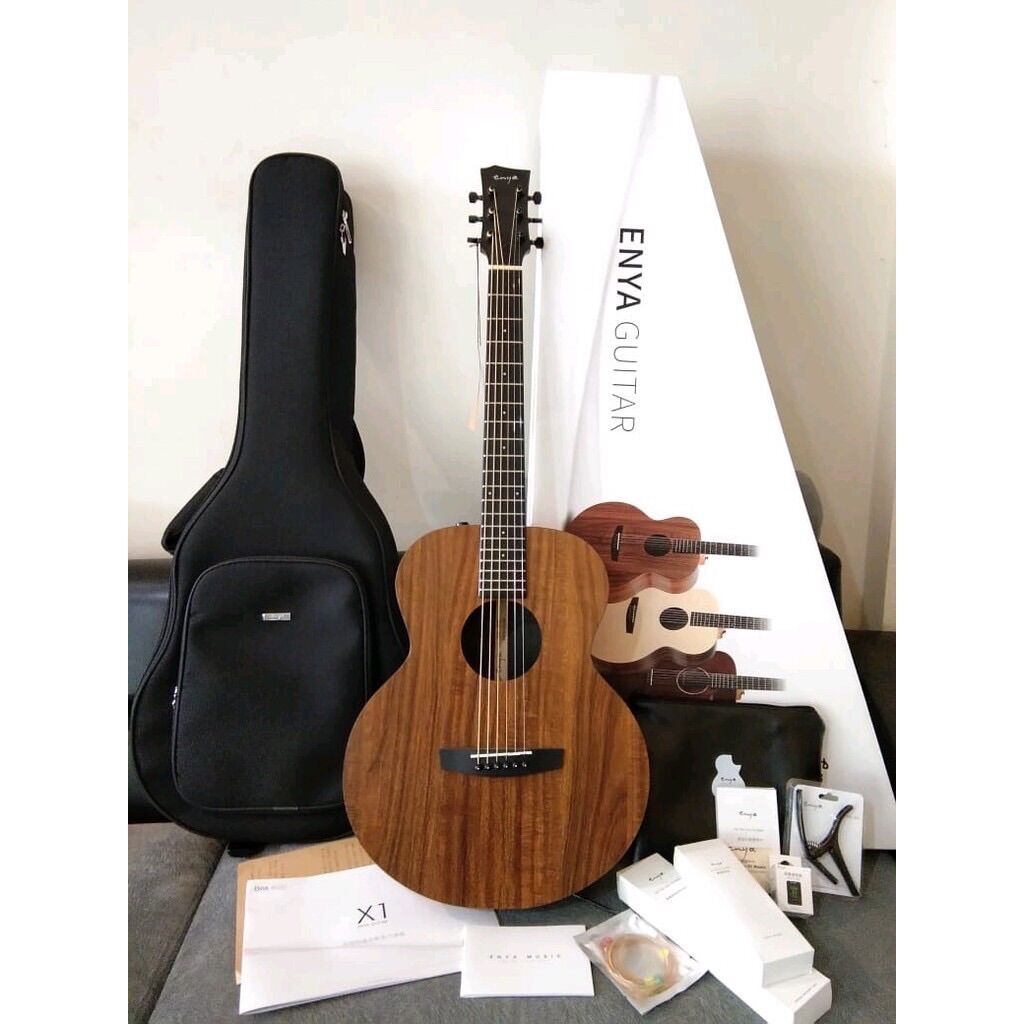 (Miễn phí Ship)Đàn Guitar Enya X1 - EAX1 - EMX1 chính hãng - Tặng Full phụ kiện chính hãng