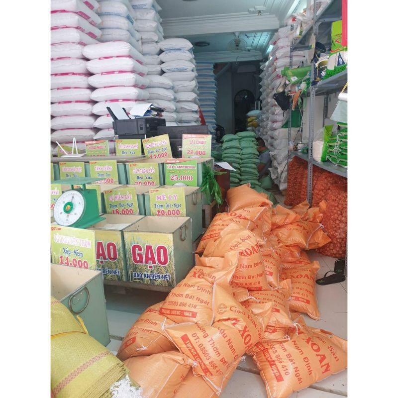 Gạo Thơm Thái Dẻo Vừa Mềm Cơm.Bao 5kg