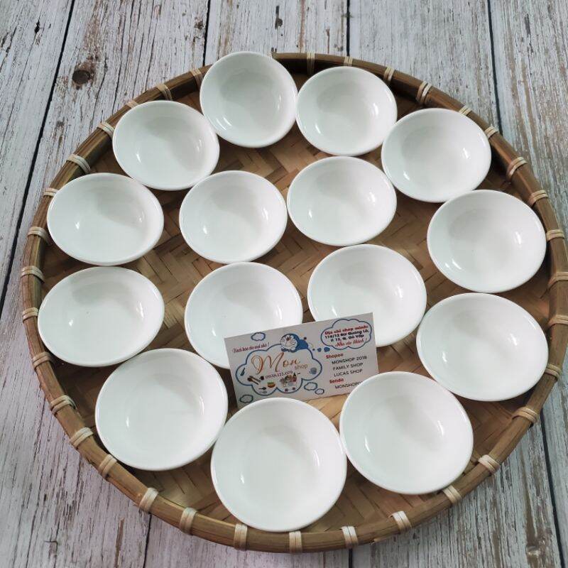 [SỨ TRẮNG]COMBO 50c CHÉN GIA VỊ NHỎ
