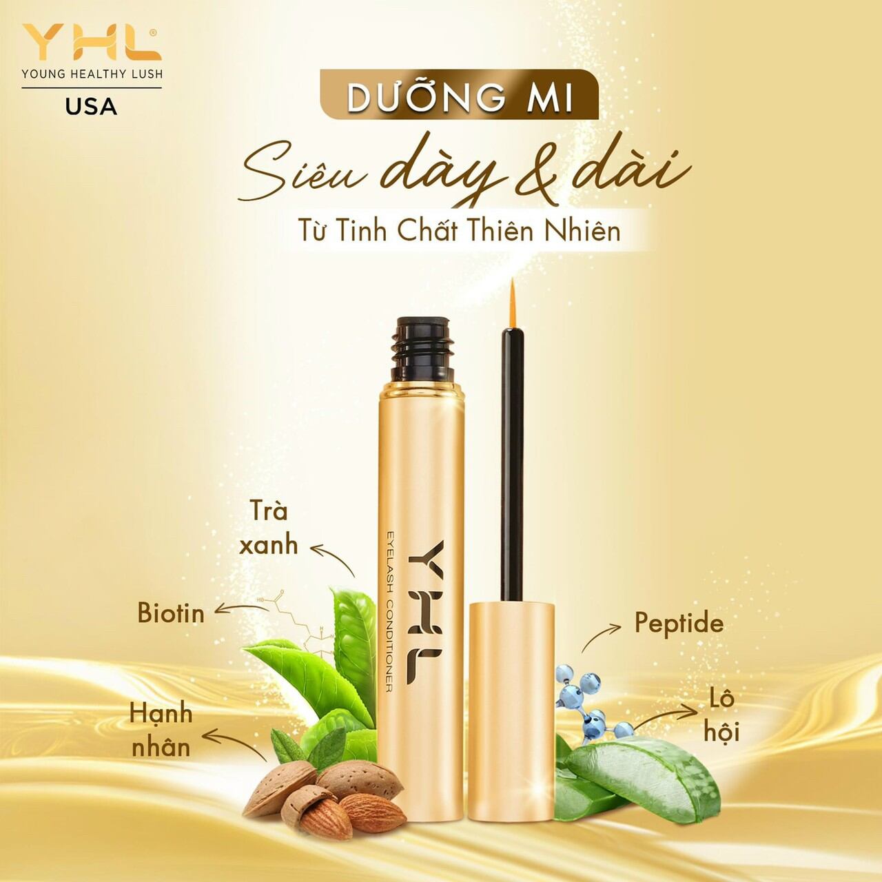 dưỡng mi siêu dài yhl chính hãng