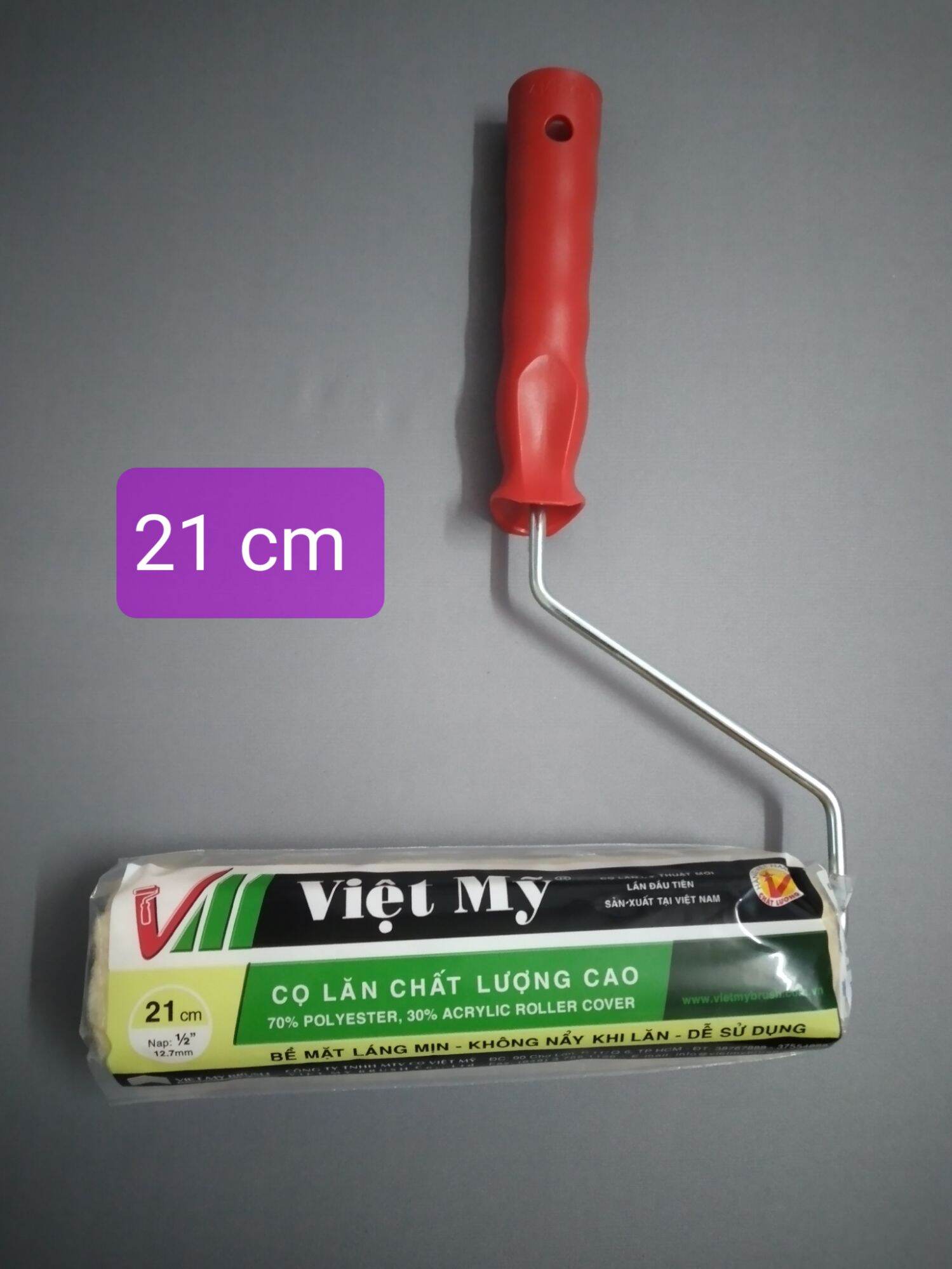 cọ lăn Việt Mỹ có 4 size, sản phẩm là 1 cây