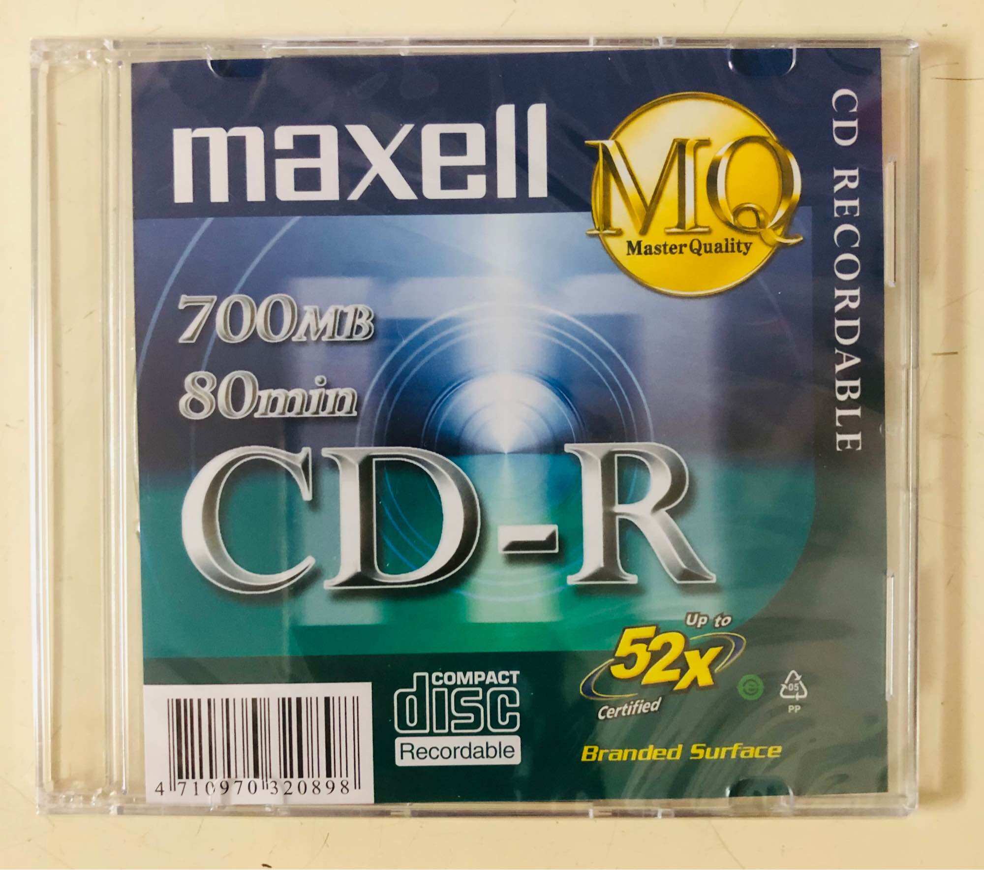 Đĩa CD Maxell Có Hộp (700MB/ 80 Min)