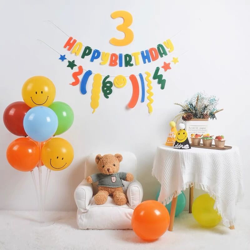 (Nhiều mẫu) set trang trí sinh nhật Hàn Quốc