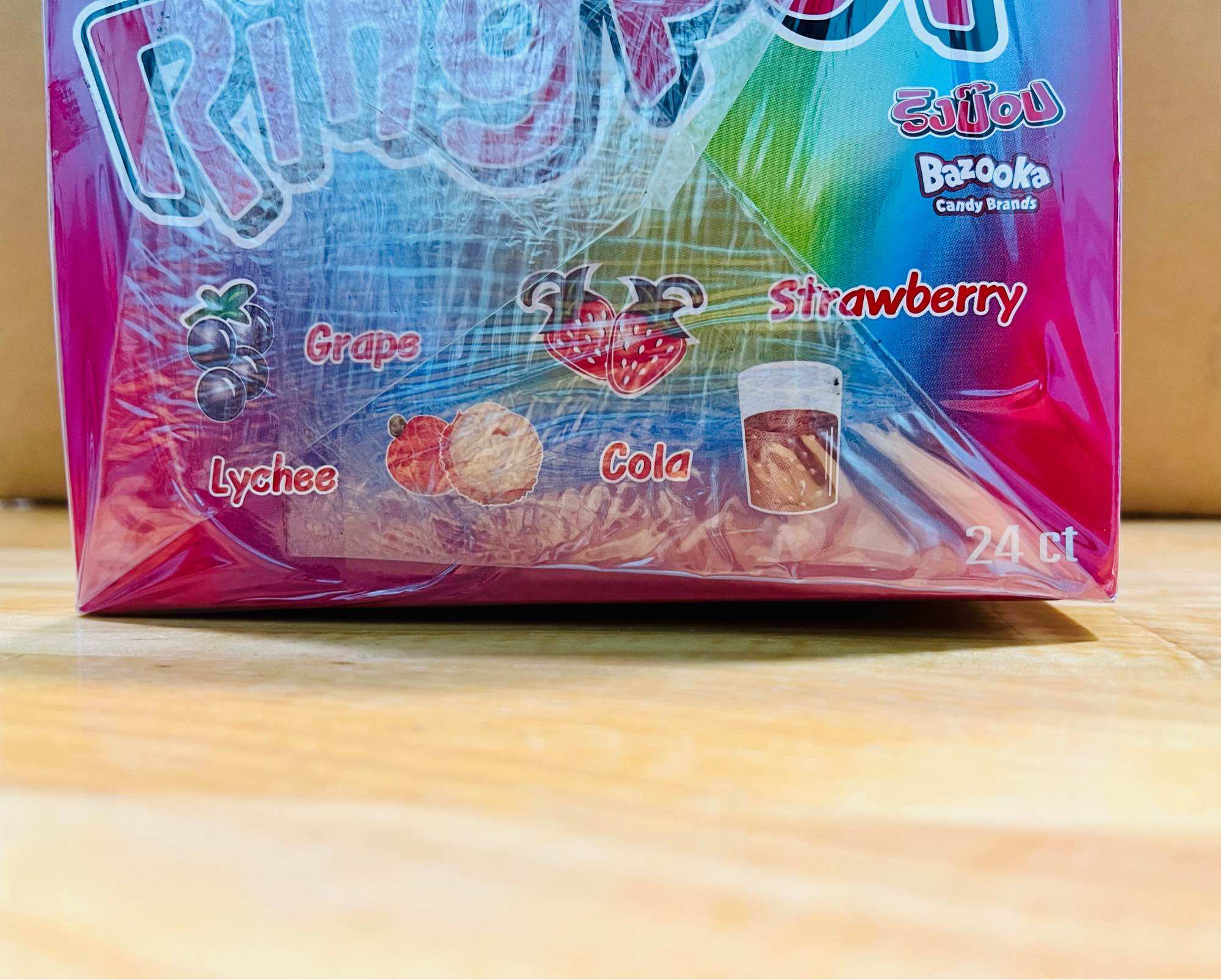 Kẹo nhẫn Thái Lan Ringpop 4 vị hộp (24 cái)