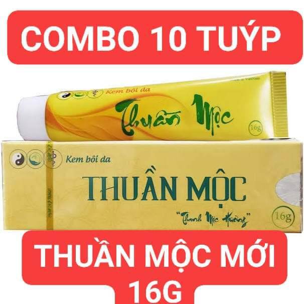 Combo 10 tuýp kem bôi da thuần mộc