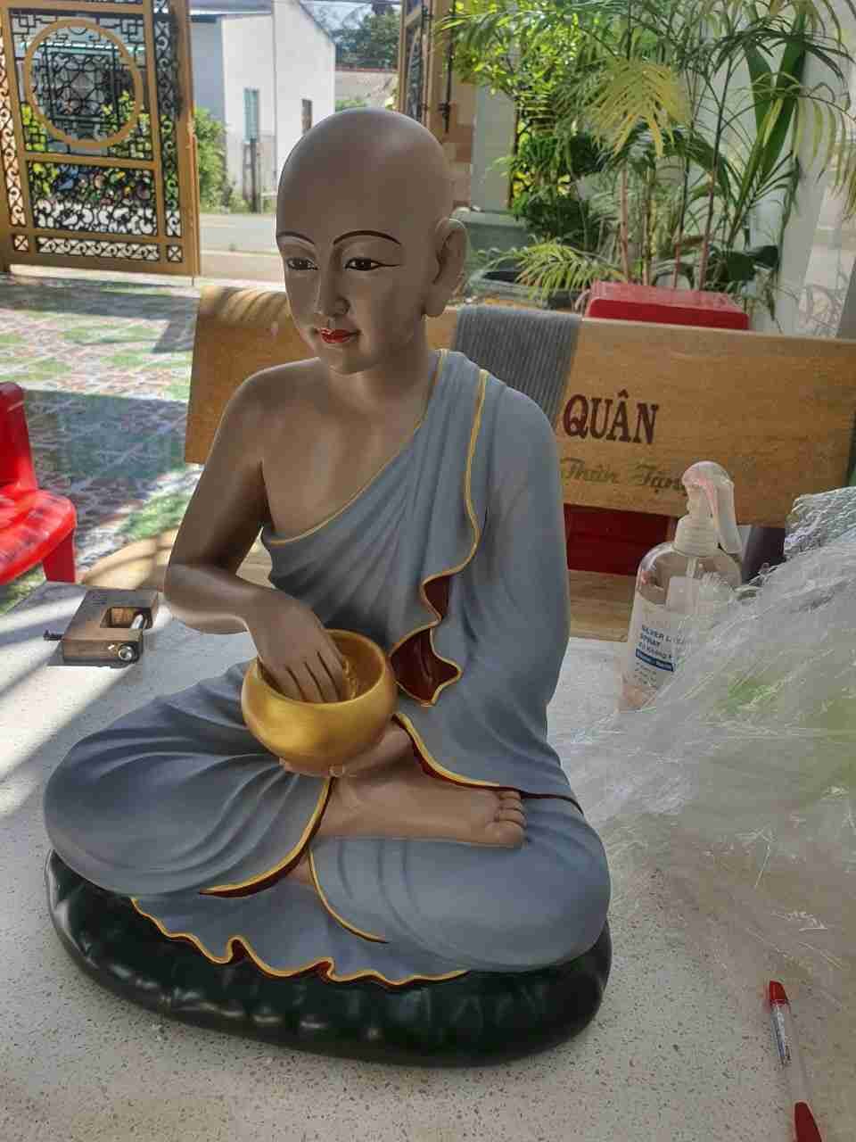 Tượng thánh tăng  sivali 4 tấc