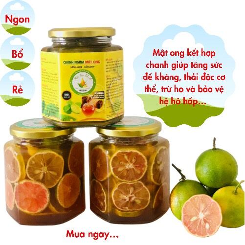 Chanh đào mật ong 400ml~700gr