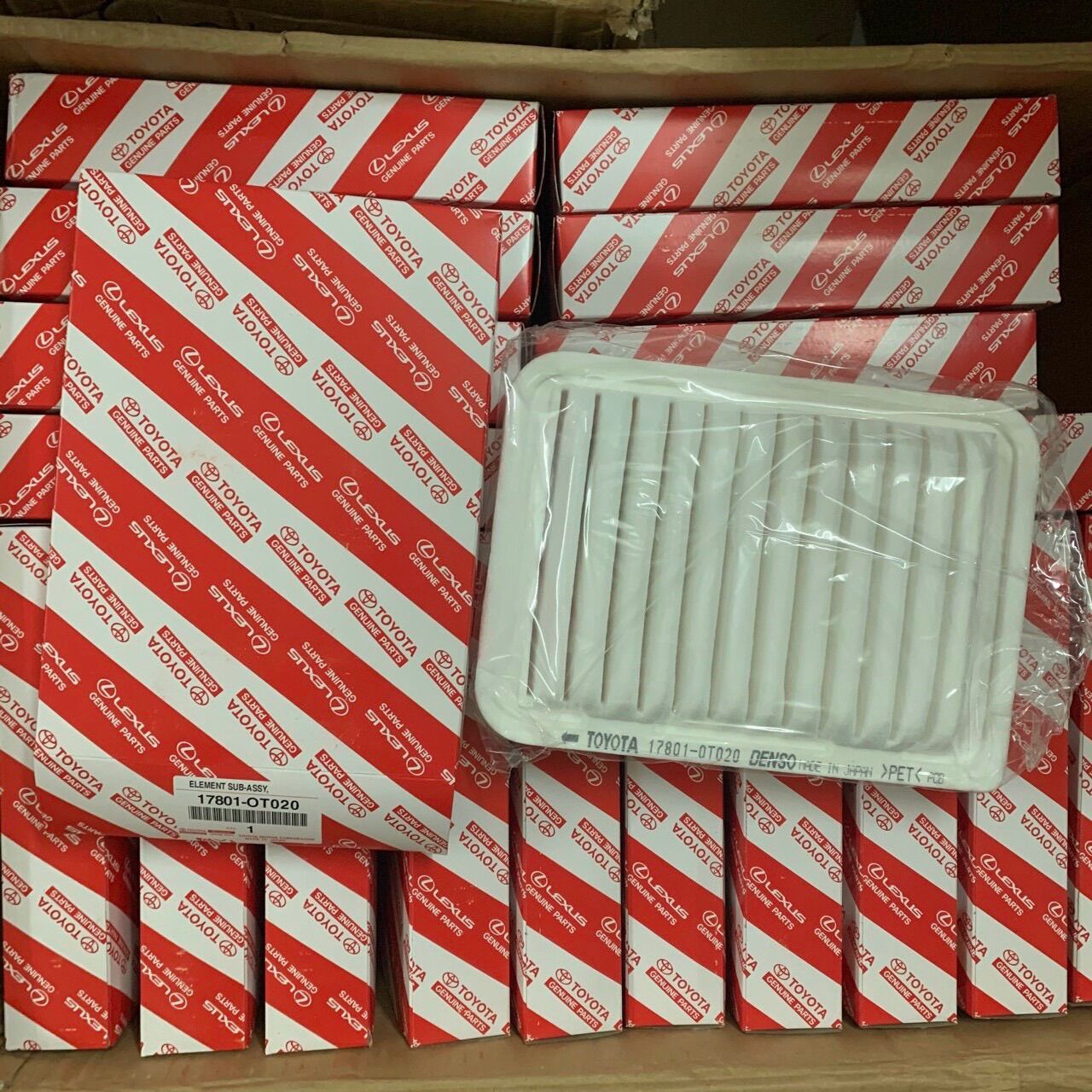 Lọc gió động cơ Toyota Vios , Altis 2008 ~ 2012 mã 17801-OT020