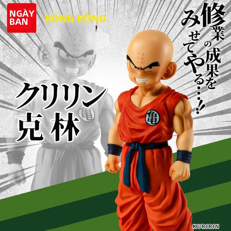 Dragon Ball Z Super Krillin 18Cm Nhựa PVC Anime Mẫu Máy Tính Để Bàn Trang Trí Bộ Sưu Tập Đồ Chơi Dàn