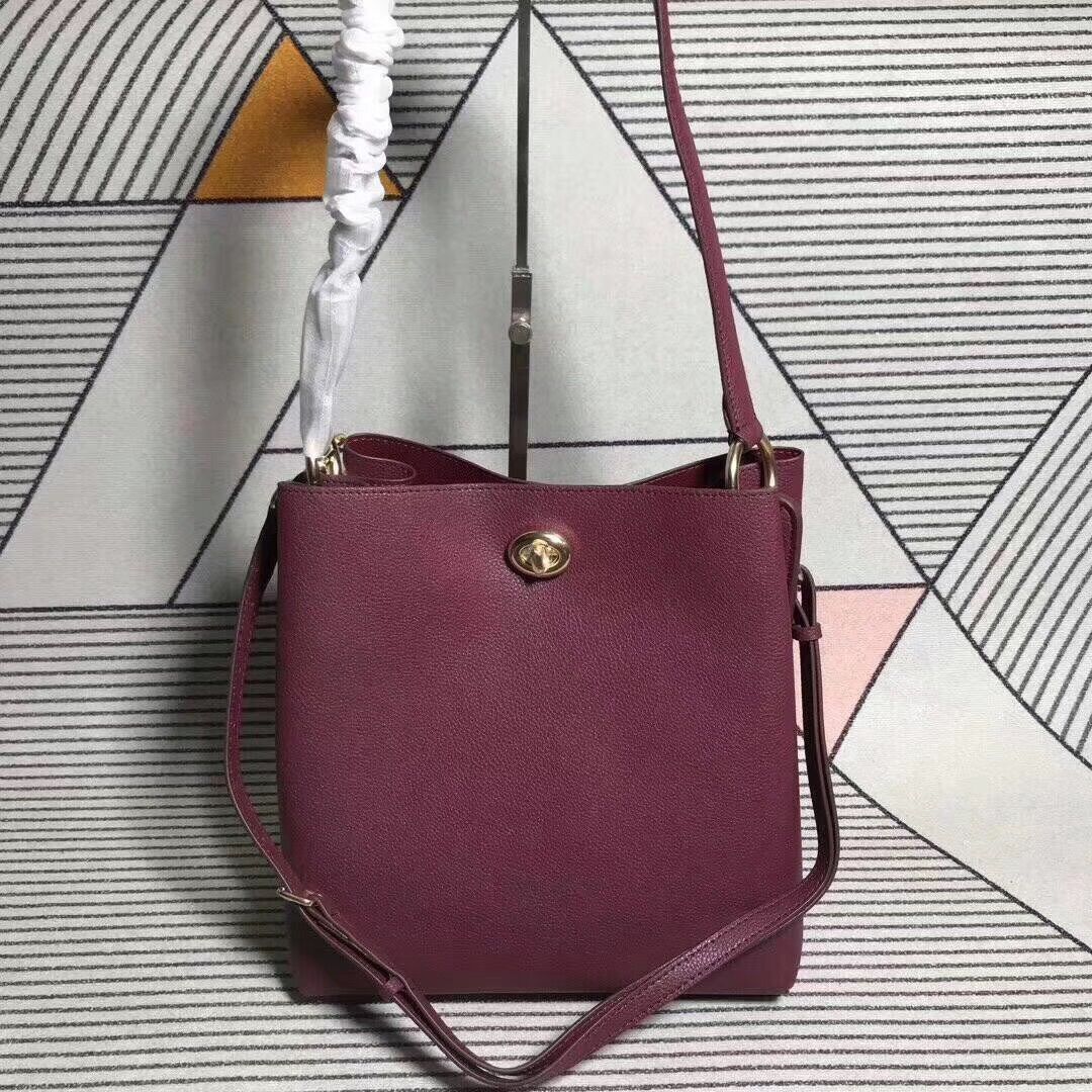 Túi Coach bucket da thật nguyên chiếc