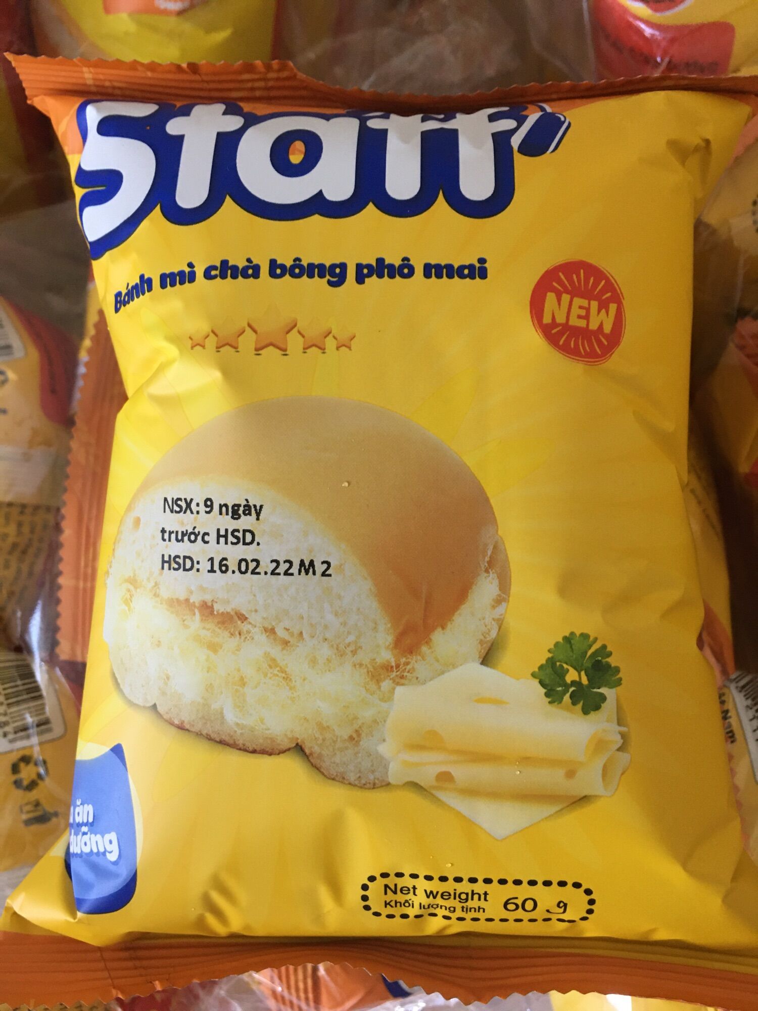 20 Bịch Bánh Mì Chà Bông Phô Mai Staff