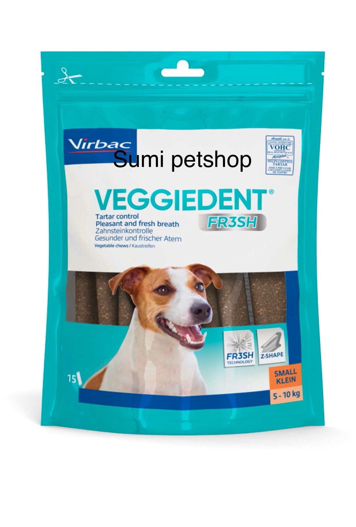 Veggiedent Fr3sh- Thanh nhai sạch răng thơm miệng cho bé cưng