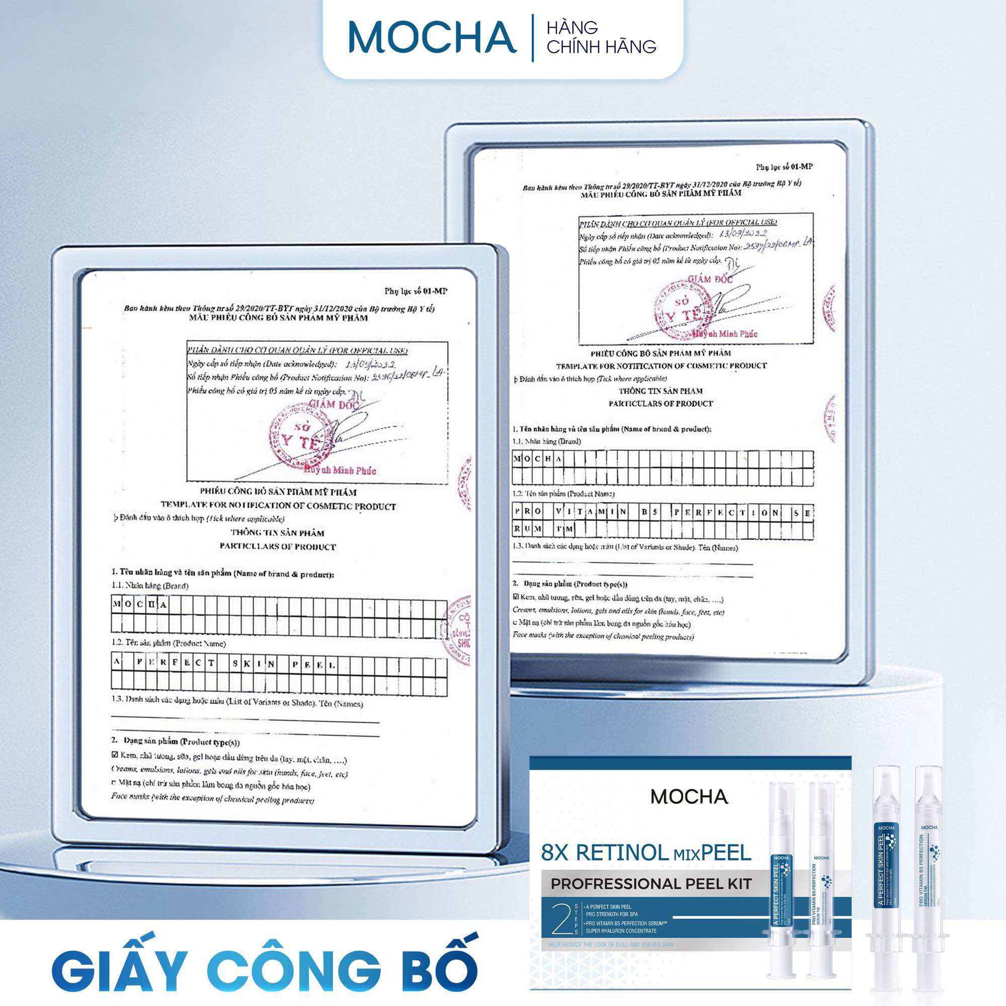 Tặng 5 sp Peel mocha retinol