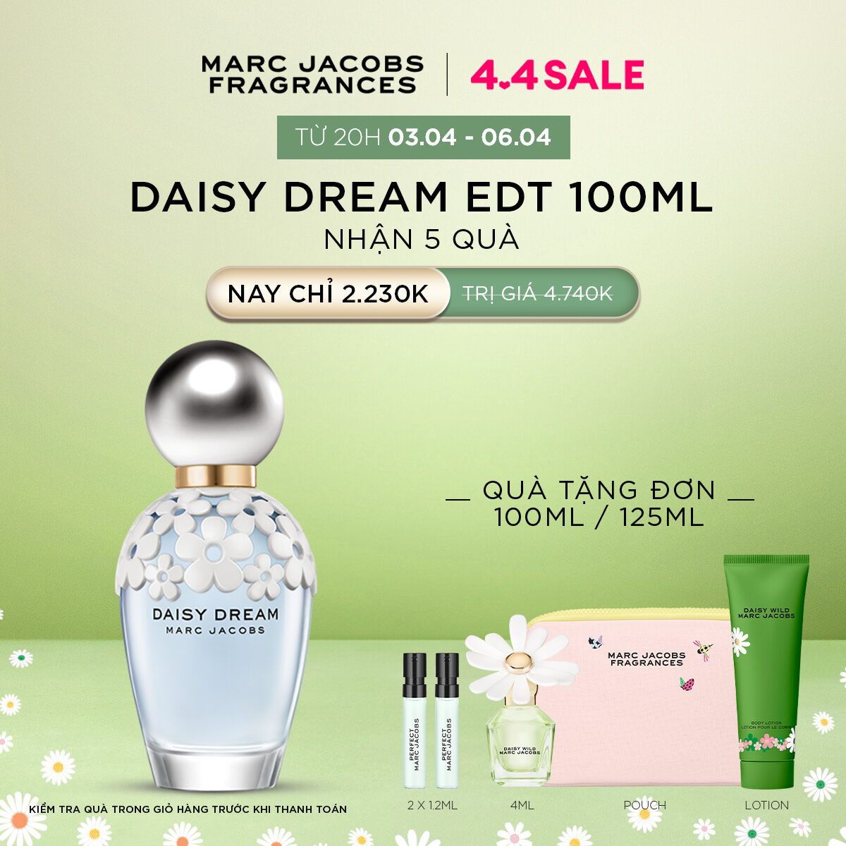 Marc Jacobs Daisy Dream Edt Women's Perfume 100ml