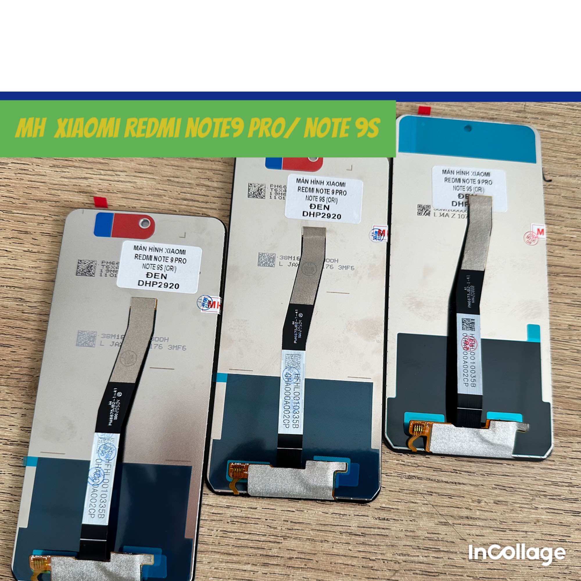 Màn hình xiaomi Redmi note9 pro/ note 9s zin new