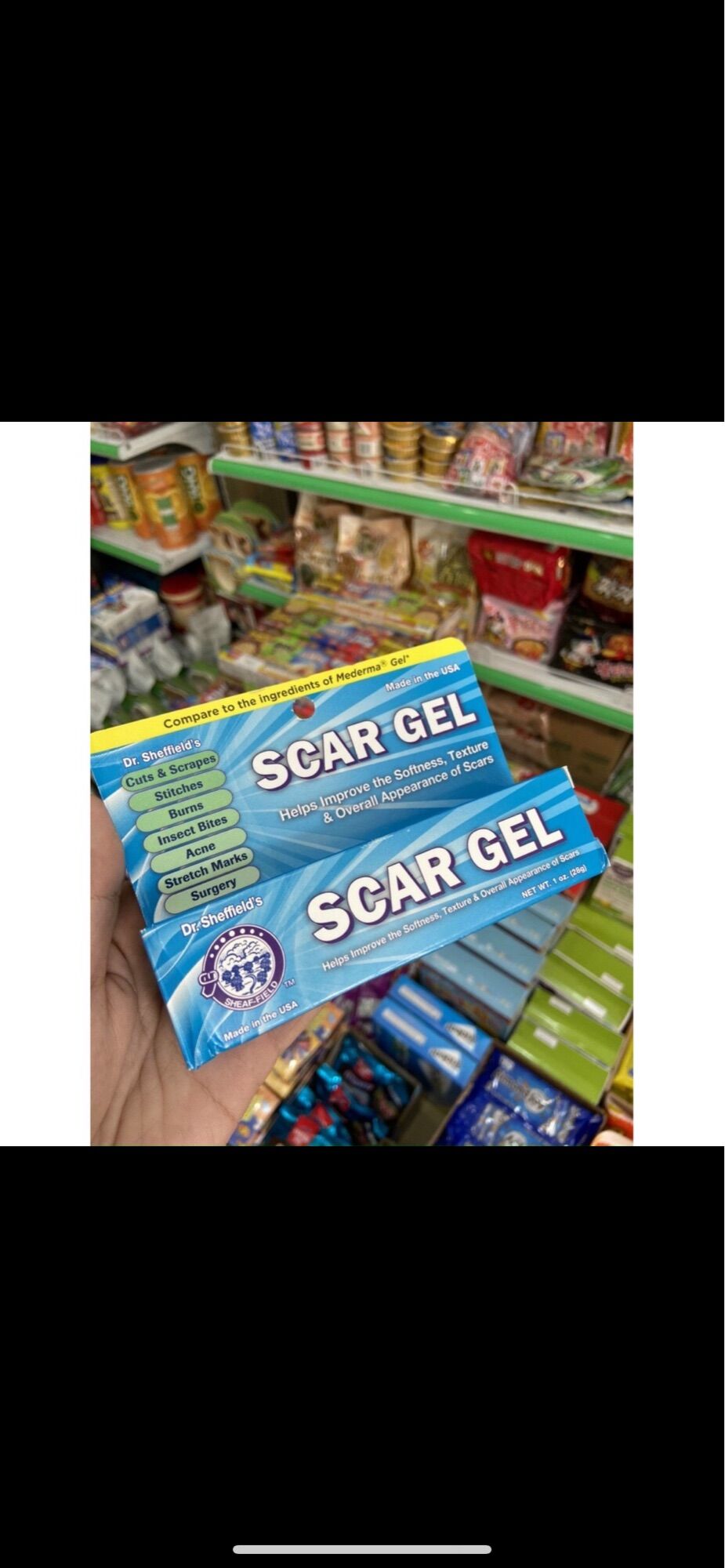 Gel làm mờ sẹo Scar Gel Dr.Sheffield's 28g