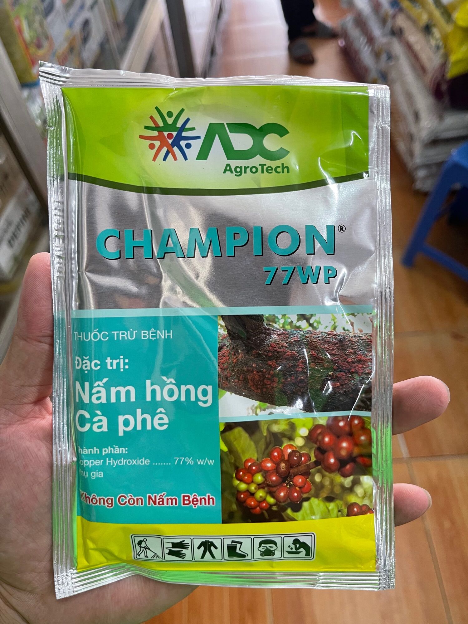 Champion 77wp phòng ngừa nấm hồng