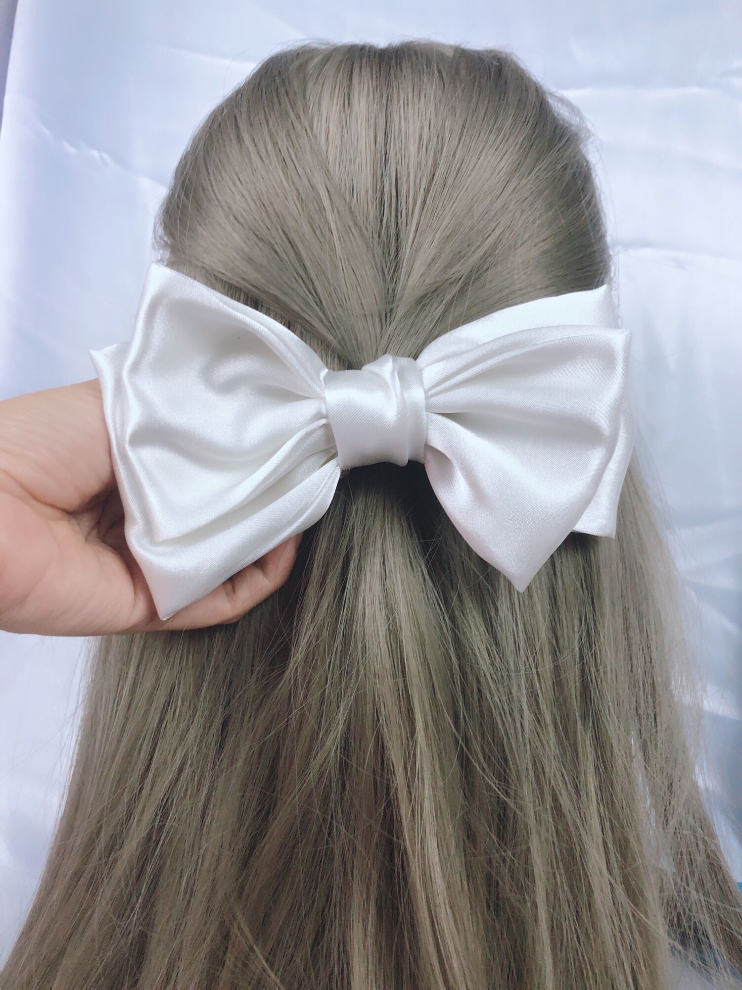 Kẹp Tóc Hình Nơ size To Dễ Thương kiểu Hàn